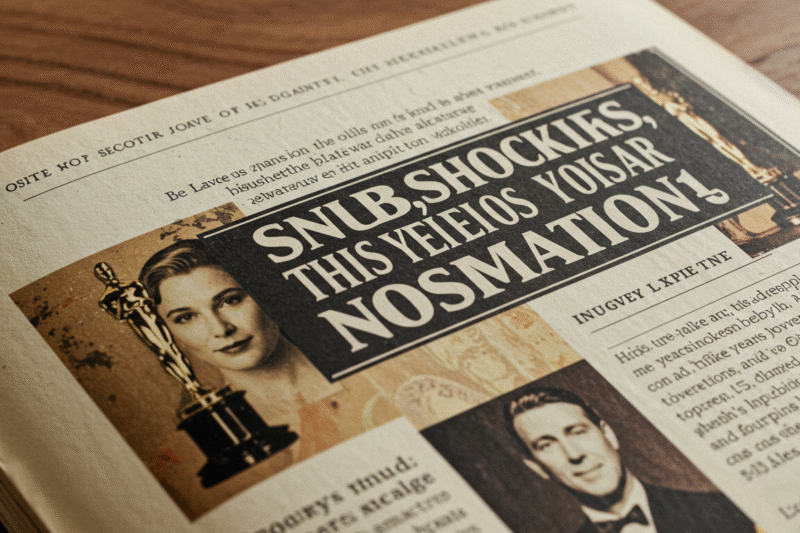 Snubs, Shocks, and Surprises: Unpacking This Year’s Oscar Nominations